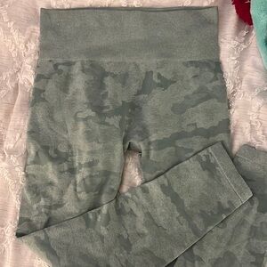Green Camo Leggings